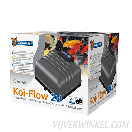 plannen draai De lucht SuperFish Koi Flow 20 Luchtpomp - Vijverwinkel.com