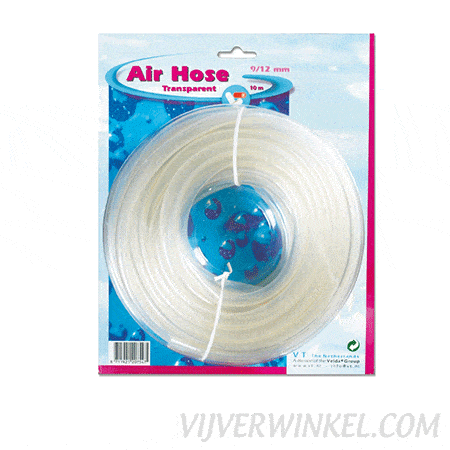 Vijvertechniek Luchtslang Air Hose transparant 9/12 mm