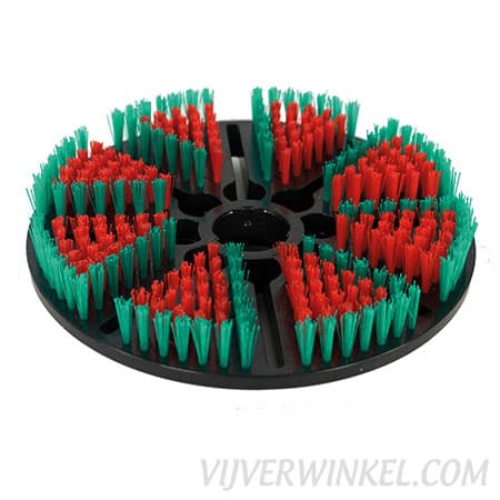 Biber 22 Vacugrip borstel rood/groen - extra hard